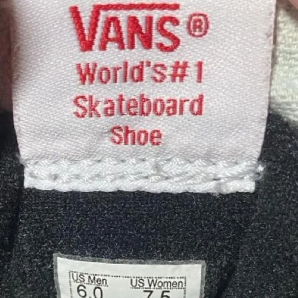 Vans Men's Black and White Trainers